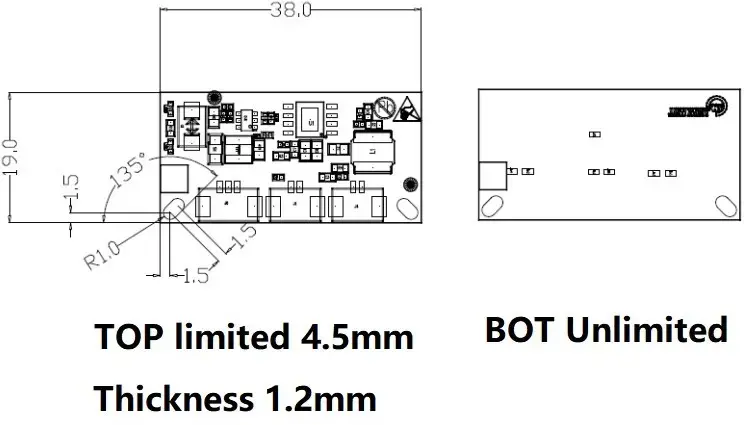 BPM01 12V Power Supply Extension Board 